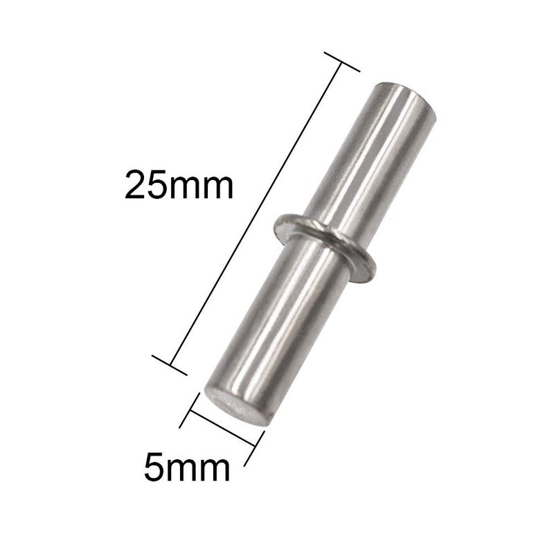 Wolfride 100Pcs 5mm Shelf Pins Shelf Pegs for Shelves Bookshelf Pegs Bookcase Pins - Image 2